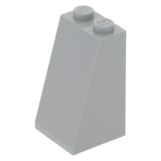 LEGO tetőelem 73°-os (75) 2x2x3, világosszürke (3684c)