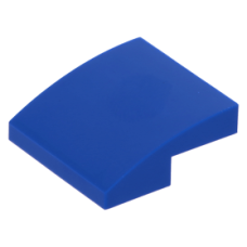 LEGO tetőelem íves 2×2, kék (15068)