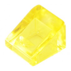LEGO tetőelem 31°-os 1×1×2/3, átlátszó sárga (54200)
