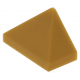 LEGO tetőelem 45°-os 1×2 csúcs, gyöngyház arany (15571)