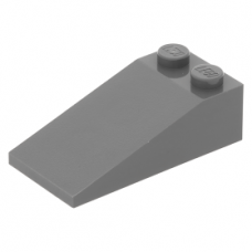 LEGO tetőelem 18°-os 4×2, sötétszürke (30363)