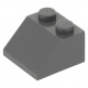 LEGO tetőelem 45°-os 2×2, sötétszürke (3039)