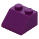LEGO tetőelem 45°-os 2×2, sötétlila (3039)