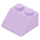LEGO tetőelem 45°-os 2×2, levendulalila (3039)