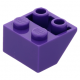 LEGO tetőelem fordított 45°-os 2×2, sötétlila (3660)