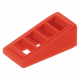 LEGO tetőelem 18°-os 2×1×2/3 rácsozott, piros (61409)