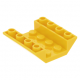 LEGO tetőelem fordított 45°-os 4×4 lyukakkal, sárga (72454)