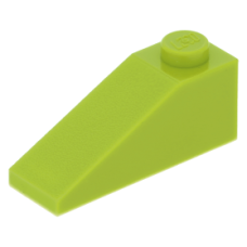 LEGO tetőelem 25°-os (33) 3×1, lime (4286)