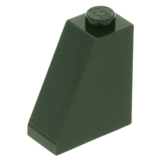 LEGO tetőelem 65°-os 2×1×2, sötétzöld (60481)