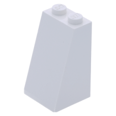 LEGO tetőelem 73°-os (75) 2x2x3, fehér (3684c)