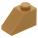 LEGO tetőelem 45°-os 2×1, középsötét testszínű (3040)