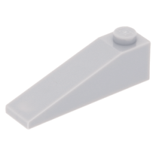 LEGO tetőelem 18°-os 4×1, világosszürke (60477)