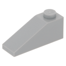 LEGO tetőelem 25°-os (33) 3×1, világosszürke (4286)