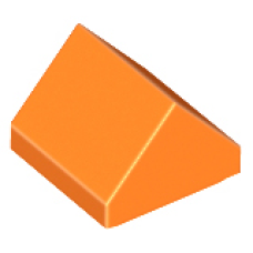 LEGO tetőelem 45°-os 1×1, narancssárga (35464)