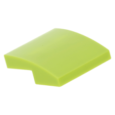 LEGO tetőelem íves 2×2, lime (15068)