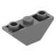 LEGO tetőelem fordított mindkét oldalt 45°-os 3×1, sötétszürke (2341)