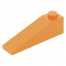 LEGO tetőelem 18°-os 4×1, narancssárga (60477)