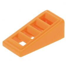LEGO tetőelem 18°-os 2×1×2/3 rácsozott, narancssárga (61409)