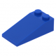 LEGO tetőelem 18°-os 4×2, kék (30363)