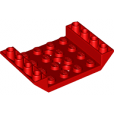 LEGO tetőelem fordított 45°-os 6×4 lyukakkal, piros (60219)