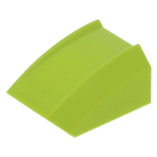 LEGO tetőelem íves 2×2×1, lime (30602)