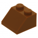LEGO tetőelem 45°-os 2×2, sötét narancssárga (3039)