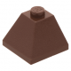 LEGO tetőelem 45°-os 2×2 sarok, vörösesbarna (3045)