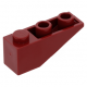 LEGO tetőelem fordított 25°-os (33) 3×1, sötétpiros (4287)