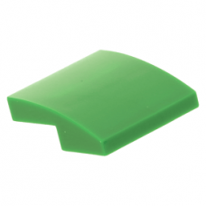 LEGO tetőelem íves 2×2, zöld (15068)