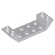 LEGO tetőelem fordított 45°-os 6×2, világosszürke (22889)