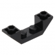 LEGO tetőelem fordított 45°-os 4×1, fekete (32802)