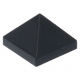 LEGO tetőelem piramis alakú 1×1×2/3, fekete (22388)