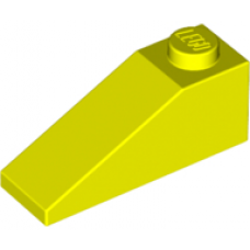 LEGO tetőelem 25°-os (33) 3×1, neon sárga (4286)