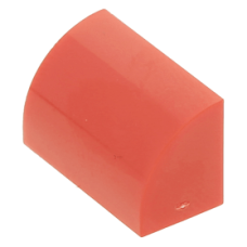 LEGO kocka 1×2×1 íves, piros (37352)