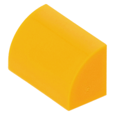 LEGO kocka 1×2×1 íves, világos narancssárga (37352)