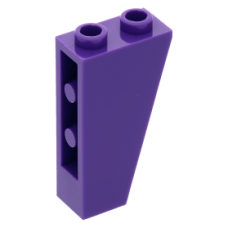 LEGO tetőelem fordított 75°-os 2×1×3, sötétlila (2449)