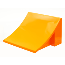 LEGO tetőelem fordított íves 8×8×4 (rámpa), narancssárga (75538)