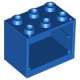 LEGO szekrény 2×3×2, kék (4532)