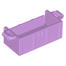 LEGO láda alsó része, közép levendulalila (4738a)