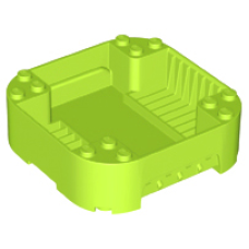 LEGO láda doboz 8×8×2 (Vidiyo), lime (65129)