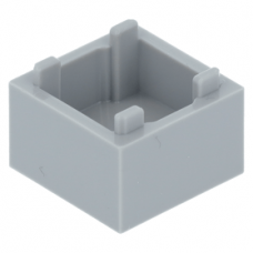 LEGO láda 2×2, világosszürke (59121/35700) --- Debrecenben raktáron!