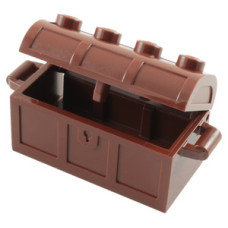 LEGO láda kinyitható 5x2x2, vörösesbarna (4738ac01)