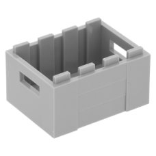 LEGO láda nagyméretű 3×4, világosszürke (30150)