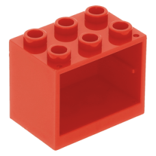 LEGO szekrény 2x3x2, piros (4532)