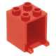 LEGO postaláda szekrény 2×2×2, piros (4345)
