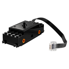 Eredeti, új LEGO vonat motor kábellel (9V RC), fekete (28740) - speciális jármű alkatrész