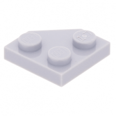 LEGO ék alakú lapos elem 2x2 (45°-os), világosszürke (26601)