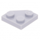 LEGO ék alakú lapos elem 2x2 (45°-os), világosszürke (26601)