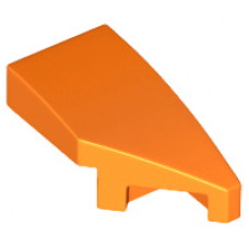 LEGO ék alakú íves elem 1x2 jobbos, narancssárga (29119)