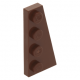 LEGO ék/szárny alakú lapos elem 4x2 jobbos, vörösesbarna (41769)